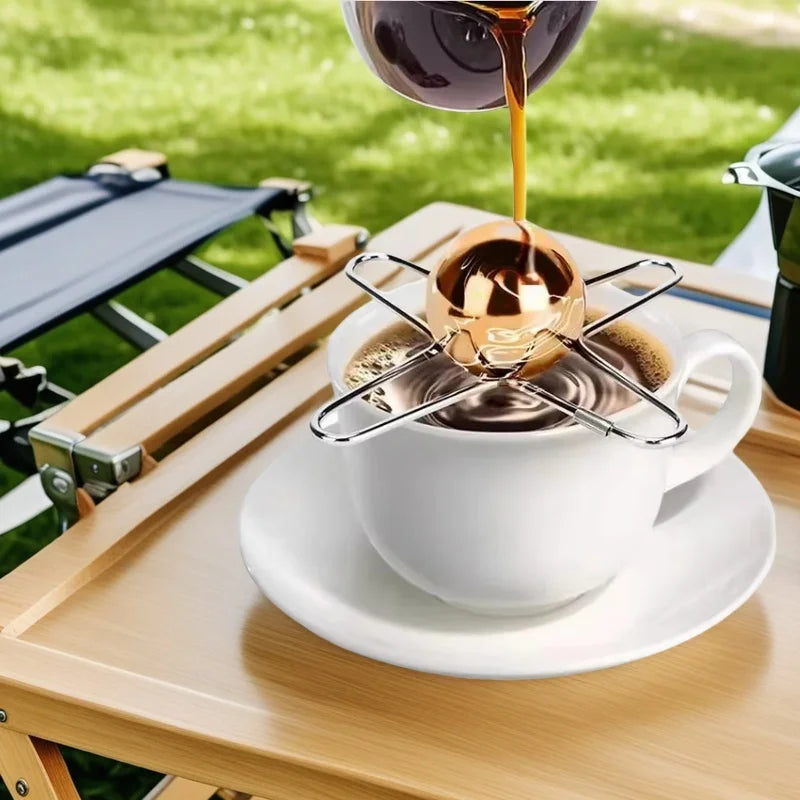 Frozen Ball for Espresso Coffee Reusable Cooling Coffee ToolGadgets