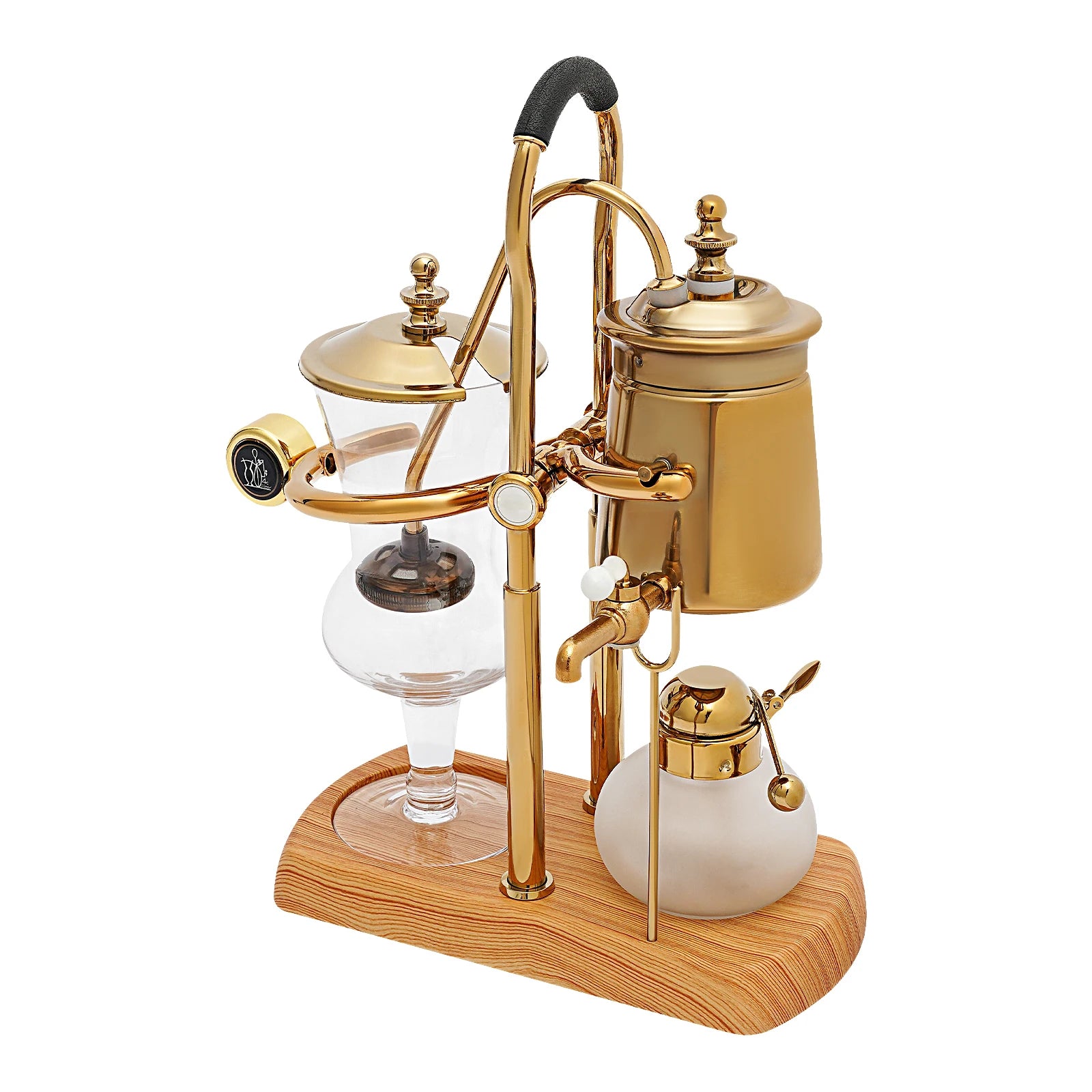 Golden Coffee Maker Siphon Pot Set with Integrated Filter Tea Coffee Brewer