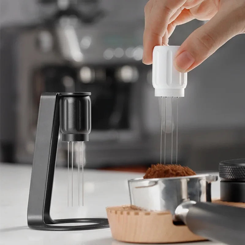 Magnetic Coffee Cloth Powder Needle 304 Stainless Steel Coffee Powder Tools