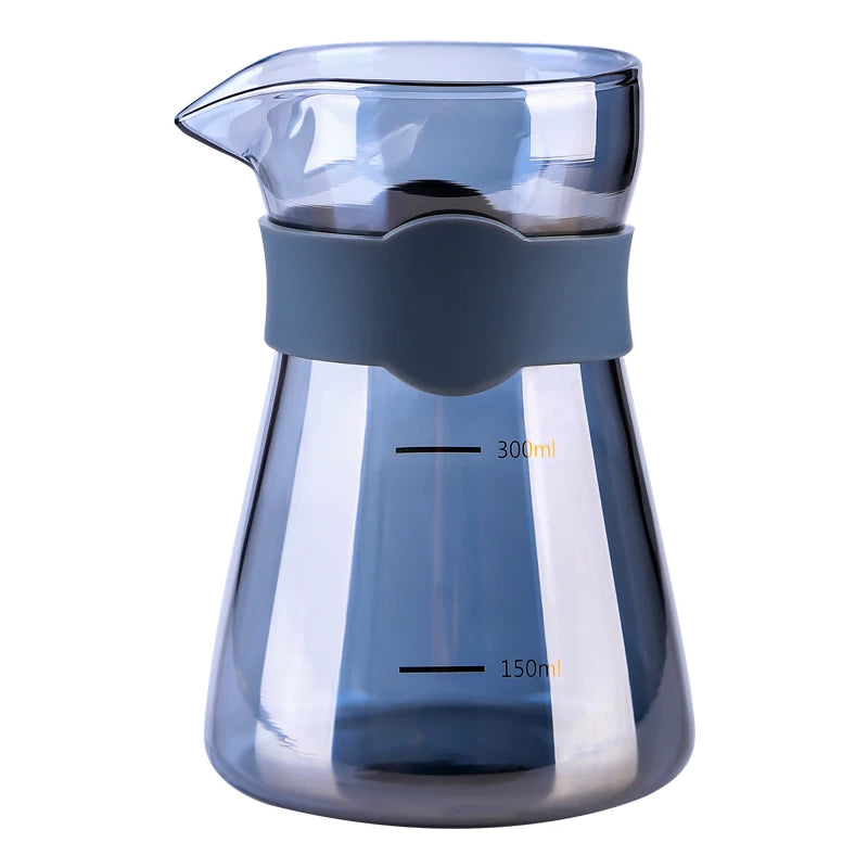 High Borosilicate Glass Hand Pour Over Coffee Pot Brewed Coffee Pot Glass
