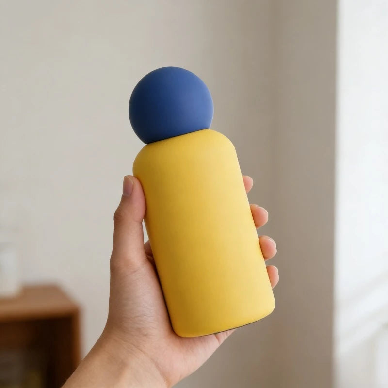 Insulated Water Bottle Creative Cute Vacuum Flask for Outdoor Travel Cup