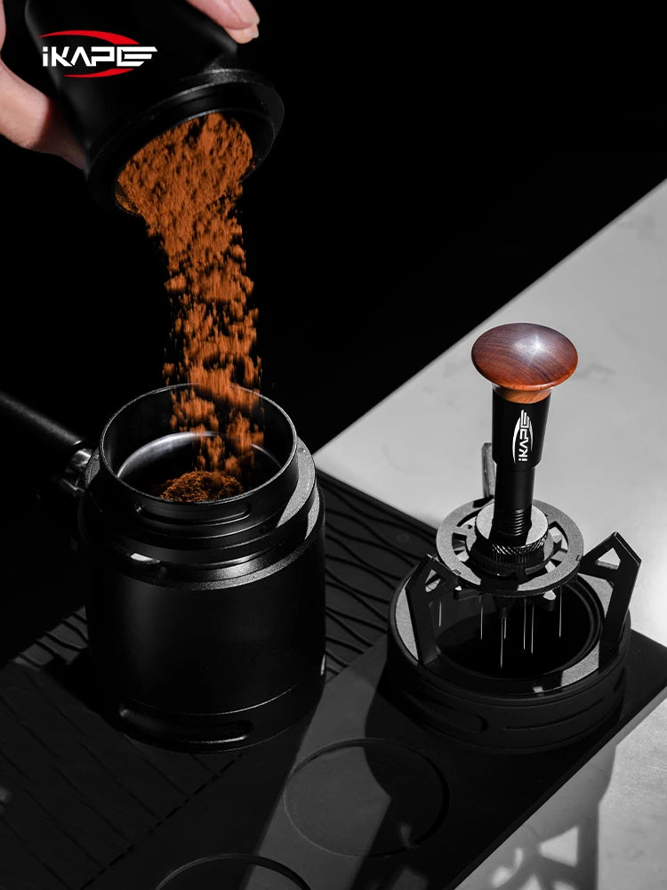 Espresso Rotary WDT Coffee Stirrer with Dosing Funnel & Stand Espress Tool