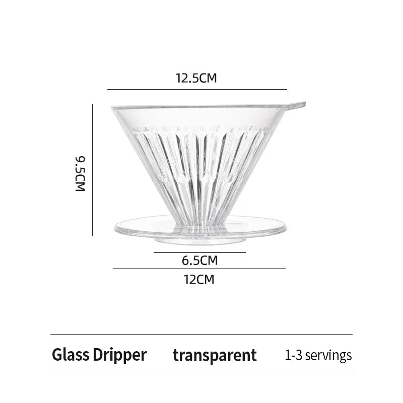 Reusable Pour Over Coffee Maker Slow Brewing Coffee Pour Over for Cafe