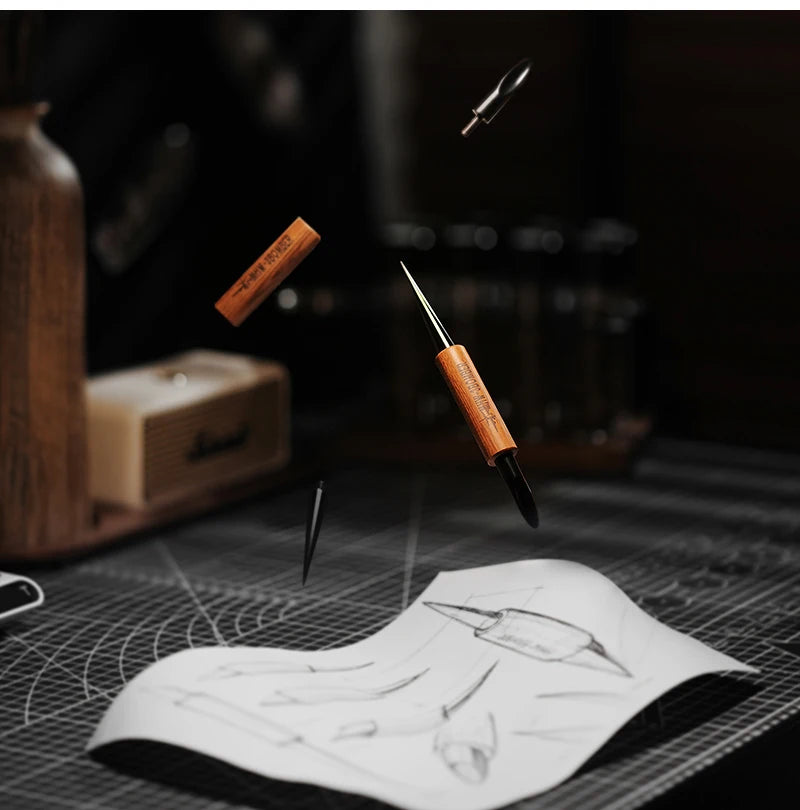 MHW-3BOMBER Coffee Latte Art Pens Vintage Espresso Cappuccino Pen