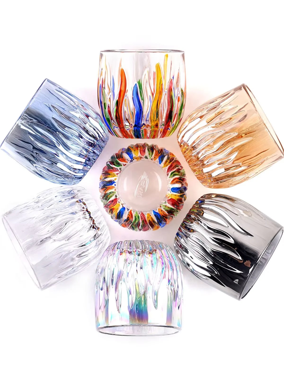 IKAPE Glass Cup Espresso Cup Milk Cup, Coffee and tea tools Kitchen and Bar