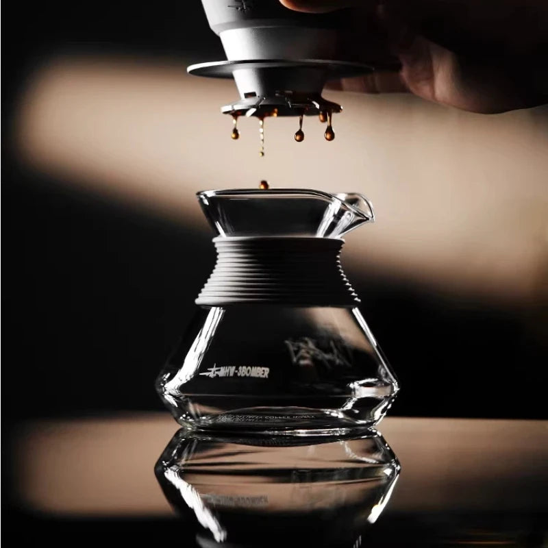 New Mhw-3bomber Aroma Coffee Server Enhanced Aroma Glass Carafe Drip Coffee