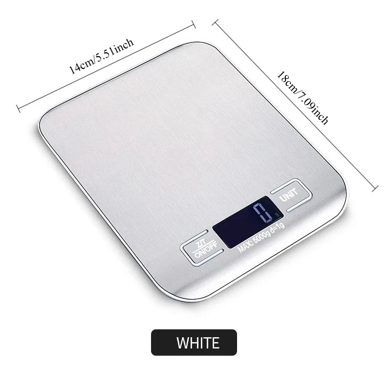 Digital Kitchen coffee Scale LCD Display Stainless Steel Electronic Scales Home