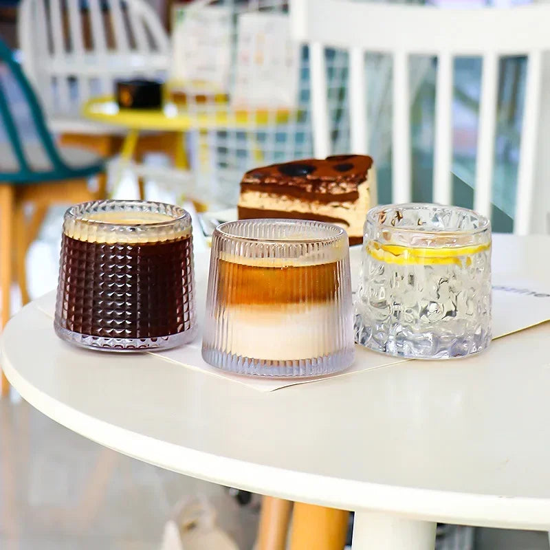 Coffee Cups Glasses Drinkware Whiskey Cup Shaking Glass Antiquel Cup Bottles