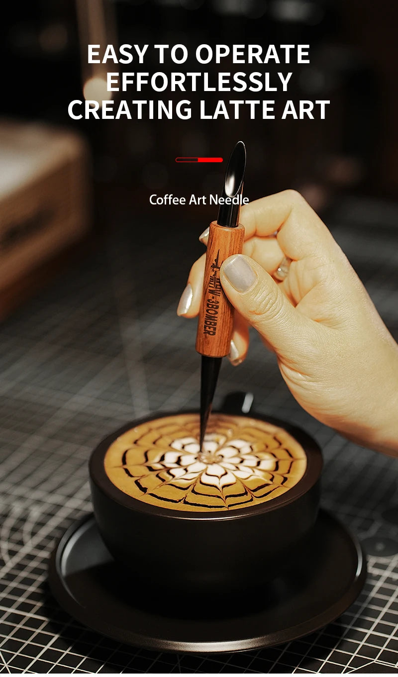 MHW-3BOMBER Coffee Latte Art Pens Vintage Espresso Cappuccino Pen