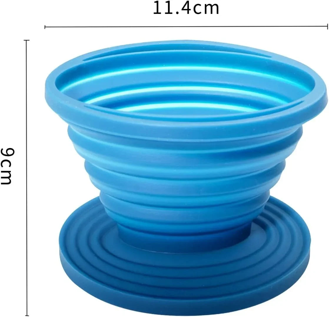 Collapsible Coffee Filter Silicone Coffee Maker Reusable Coffee Dripper Brewed