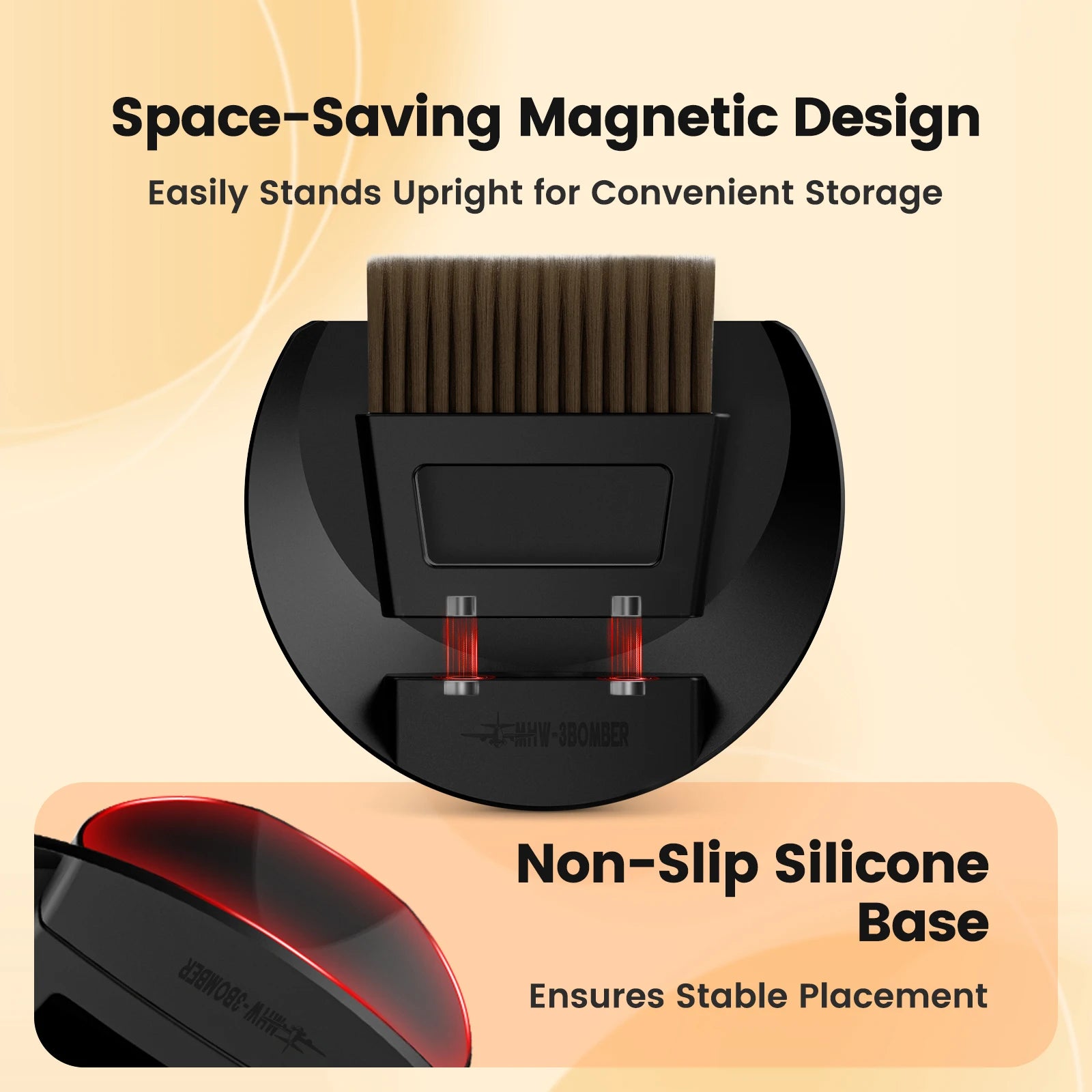 Coffee Bar Brush Magnetic Storage Dustpan & Brush Set Cleaning Tools