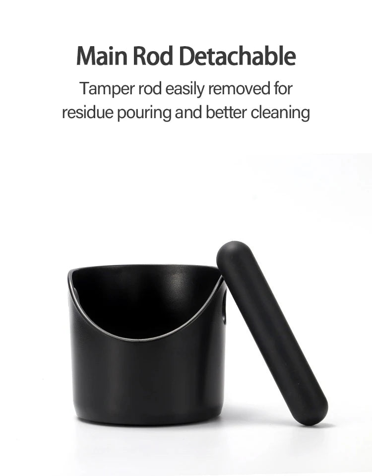 Coffee Knock Box Espresso Grounds Container Anti Slip Dump Bin Barista