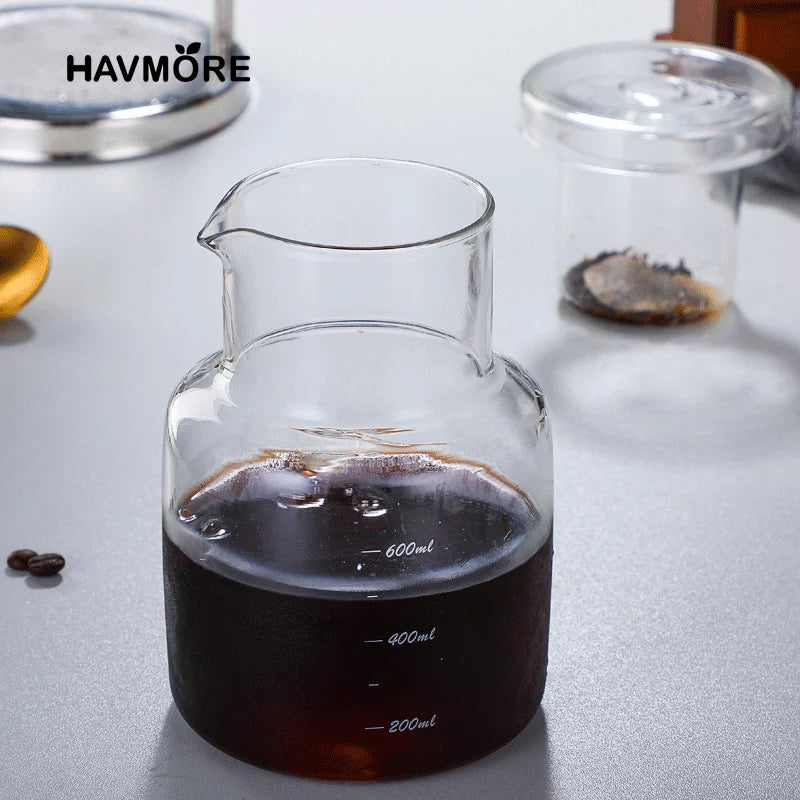 600ml Classic Cold Brew Coffee Ice Coffee Maker Espresso Coffee Drip Pot