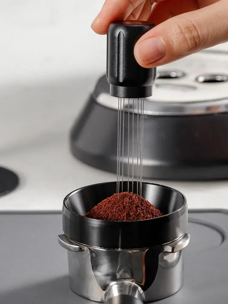 Magnetic Coffee Cloth Powder Needle 304 Stainless Steel Coffee Powder Tools