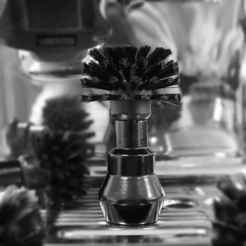 Professional Espresso Brush Brewing Head Coffee Machine Cleaning Brush