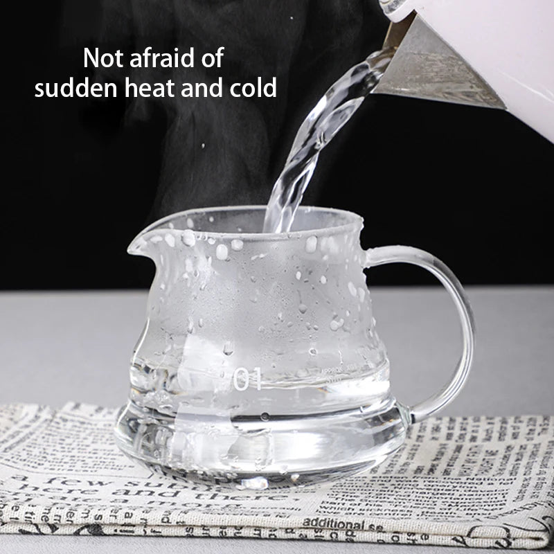 Glass Coffee Pot With Filter Drip Brewing Hot Brewer Cloud Shaped Kettle Coffee
