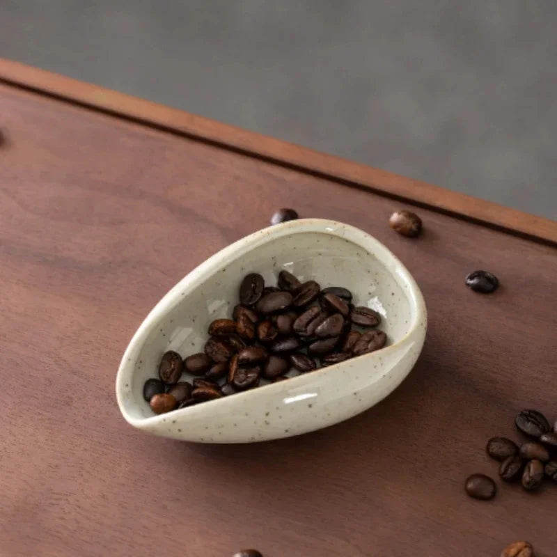Coffee bean dispenser Tea tray Evaporator Ceramics Tea lotus Bean plate Tea set