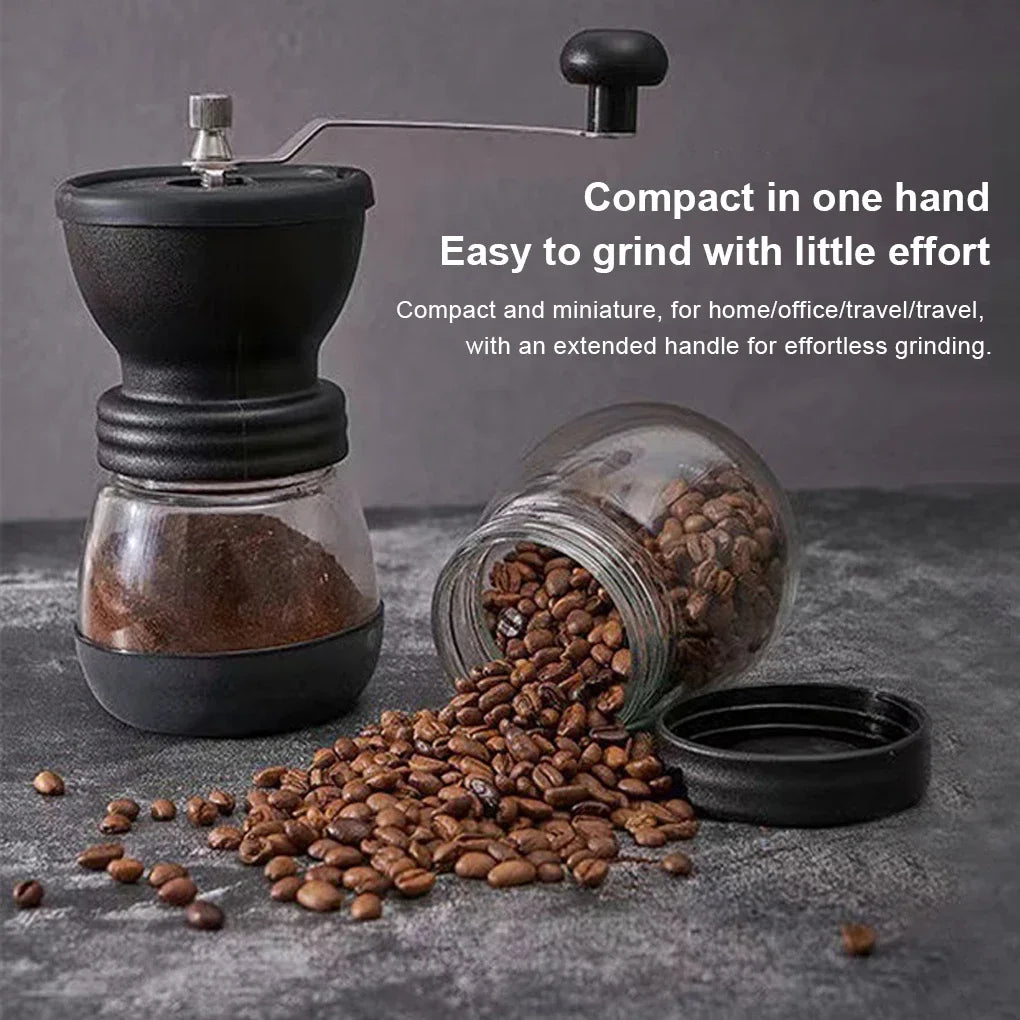 High-end portable manual coffee grinder, can be investigated mill hand crank