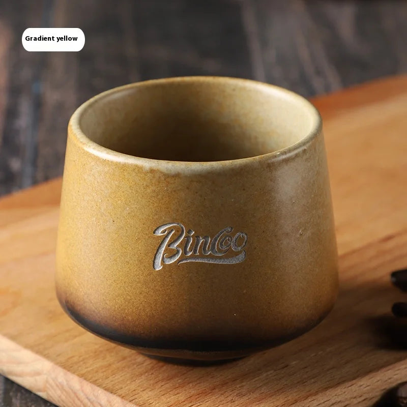Luxury Retro Mugs Ceramic Coffee Cups Handmade Latte & Matcha Kung Fu Tea
