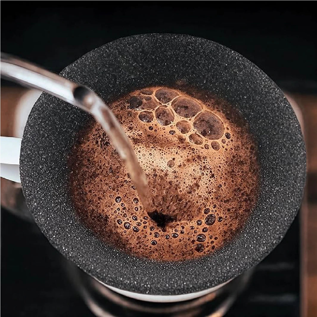 Sencdfly Pour Over Coffee Dripper, Reusable Ceramic Coffee Filter