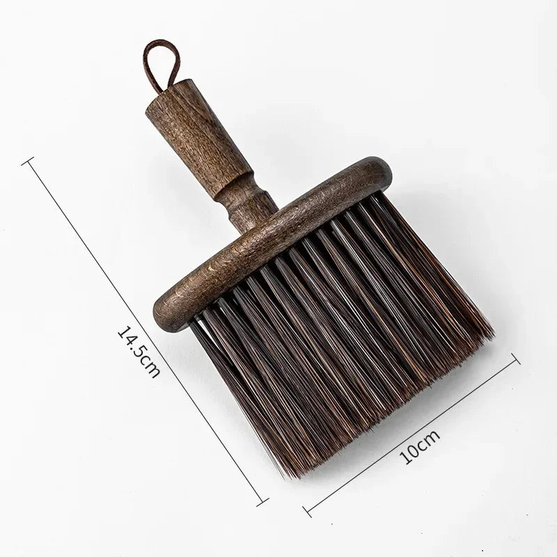 Coffee Machine Cleaning Brush Solid Wood Bowl Coffee Brush Coffee Grounds