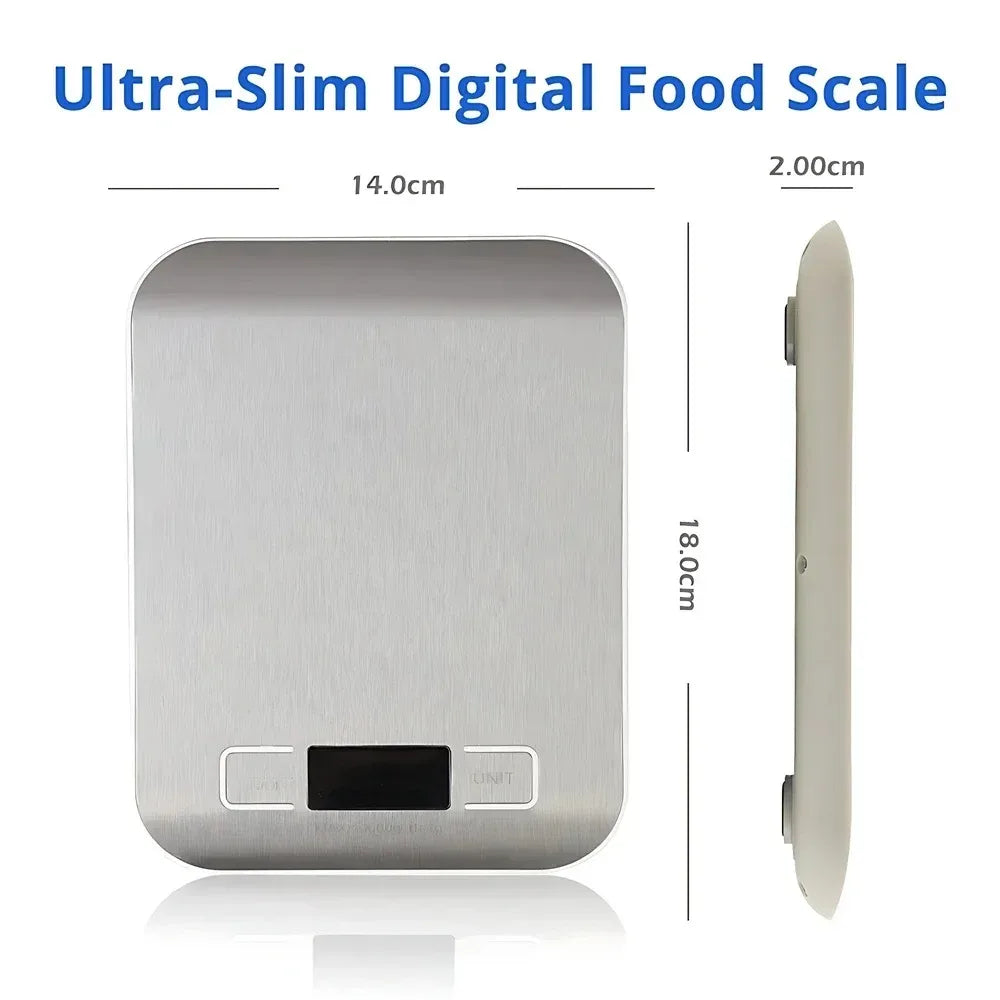 Digital Kitchen coffee Scale LCD Display Stainless Steel Electronic Scales Home