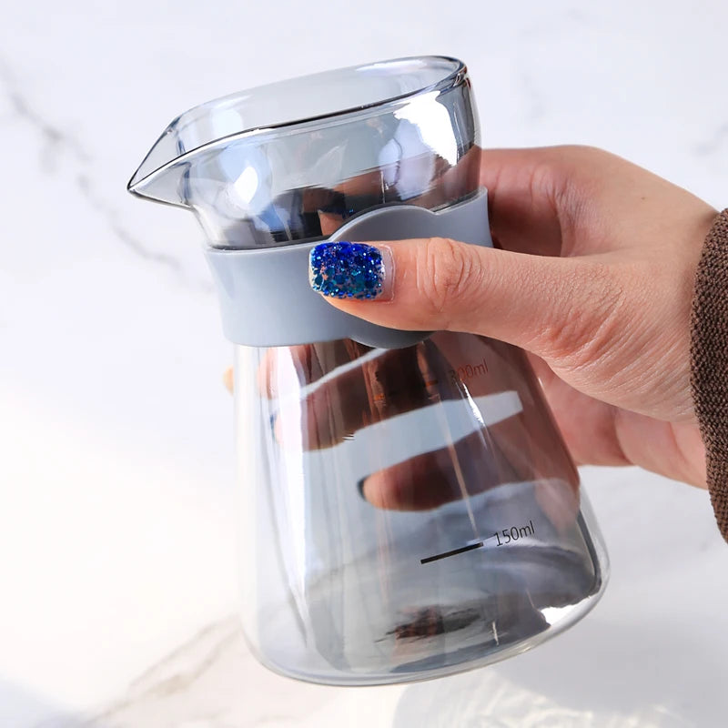 High Borosilicate Glass Hand Pour Over Coffee Pot Brewed Coffee Pot Glass