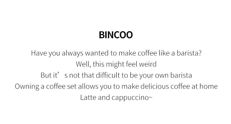 Bincoo Pour Over Coffee Maker Set 800ml Glass Carafe Coffee with Glass Coffee