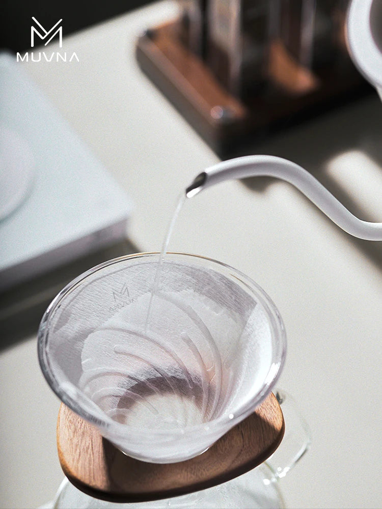 Pour Over Coffee Set Arc Shaped Glass Sharing Pot & Carafe Coffee Lovers